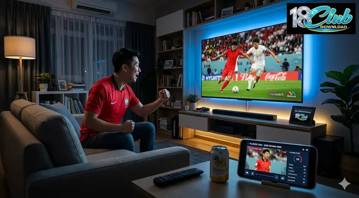 Singapore fan using mewatch and mobile apps for world cup live updates and latest football headlines.