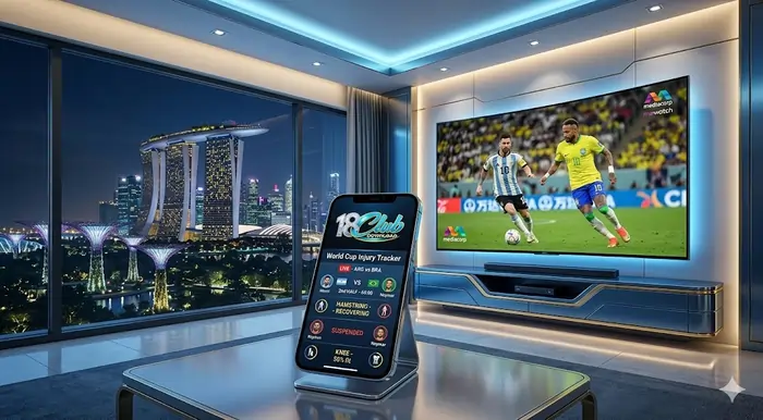 Singapore fan watching free World Cup matches on mewatch as part of breaking world cup developments singapore.